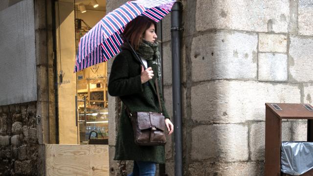 Lluvia en Girona