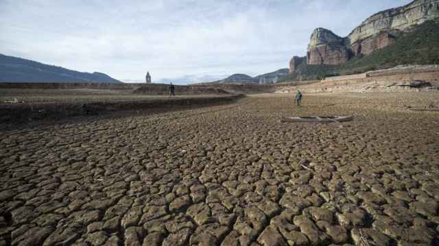 El pantano de Sau, a finales de enero, en mínimos históricos