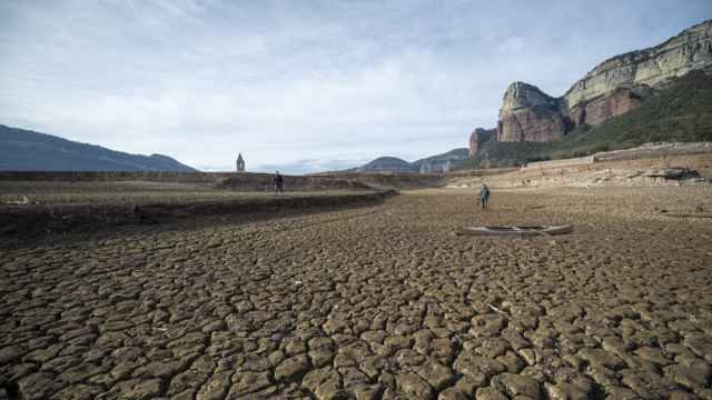 El pantano de Sau, a finales de enero, en mínimos históricos