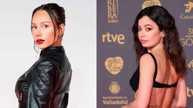 Las actrices Ester Expósito y  Anna Castillo