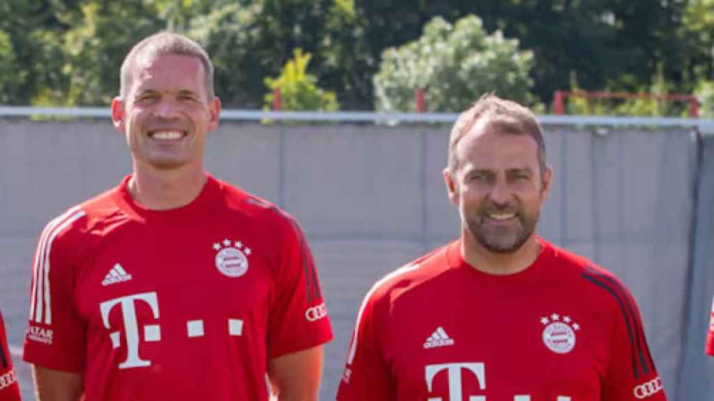 Hansi Flick i el preparador físic Holger Broich