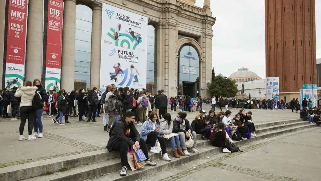 El recinto de Montjuïc de Fira de Barcelona durante un Salón de la Enseñanza