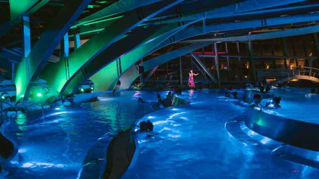 Piscinas del 'spa termal' de Caldea