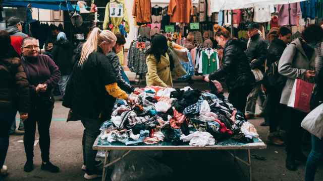 Imagen de archivo de un mercadillo en Cataluña