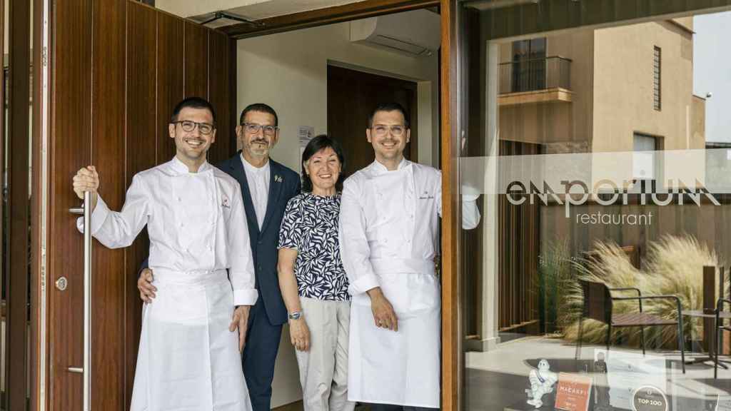 La familia Jordà, responsable del hotel Emporium