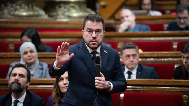 El presidente de la Generalitat, Pere Aragonès