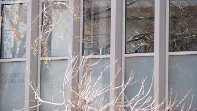 Registro de los Mossos d'Esquadra en la sede de la FCF