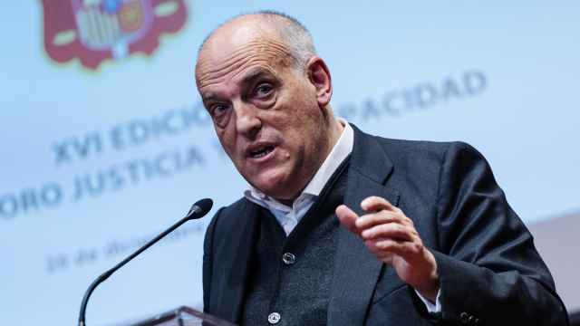 El presidente de La Liga, Javier Tebas