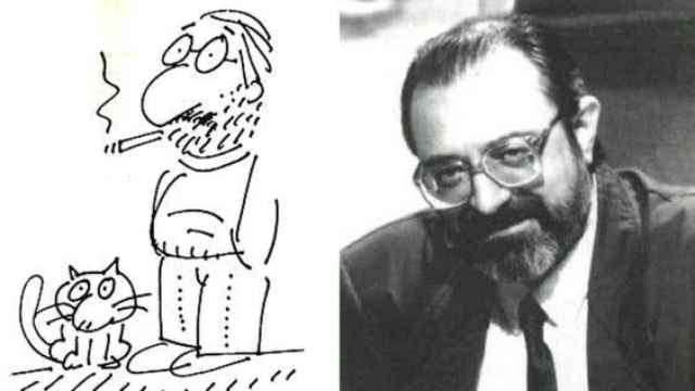 Auto caricatura e imagen de Jaume Perich