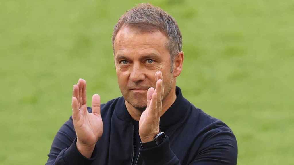 Hansi Flick, candidato al banquillo del Barça, en una imagen de archivo