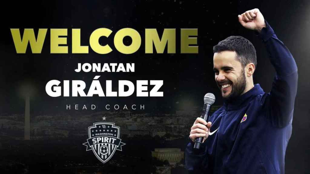 Wasinghton Spirit anuncia el fichaje de Jonatan Giráldez