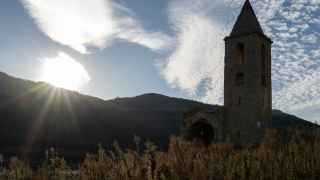 Tiempo soleado en el pantano de Sau