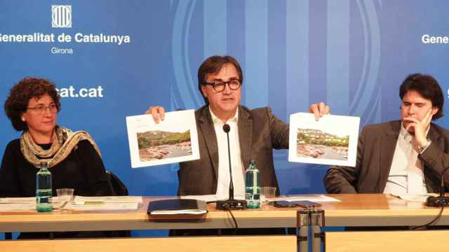 Agustí Serra, director general de Ordenación de Territorio, presentando el PDU