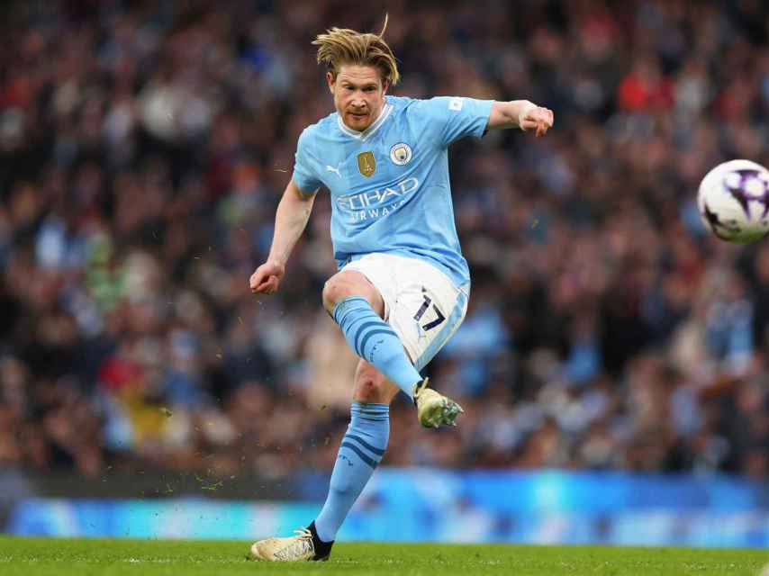Kevin de Bruyne, en un partido con el Manchester City
