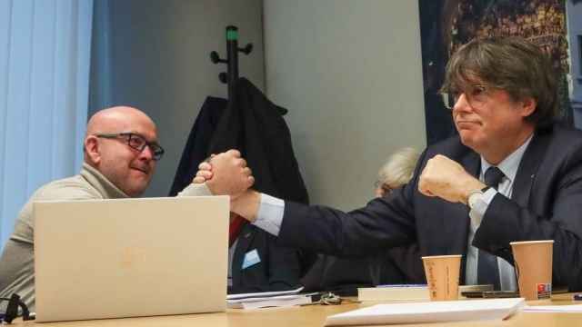El abogado Gonzalo Boye, junto al 'expresident' Carles Puigdemont
