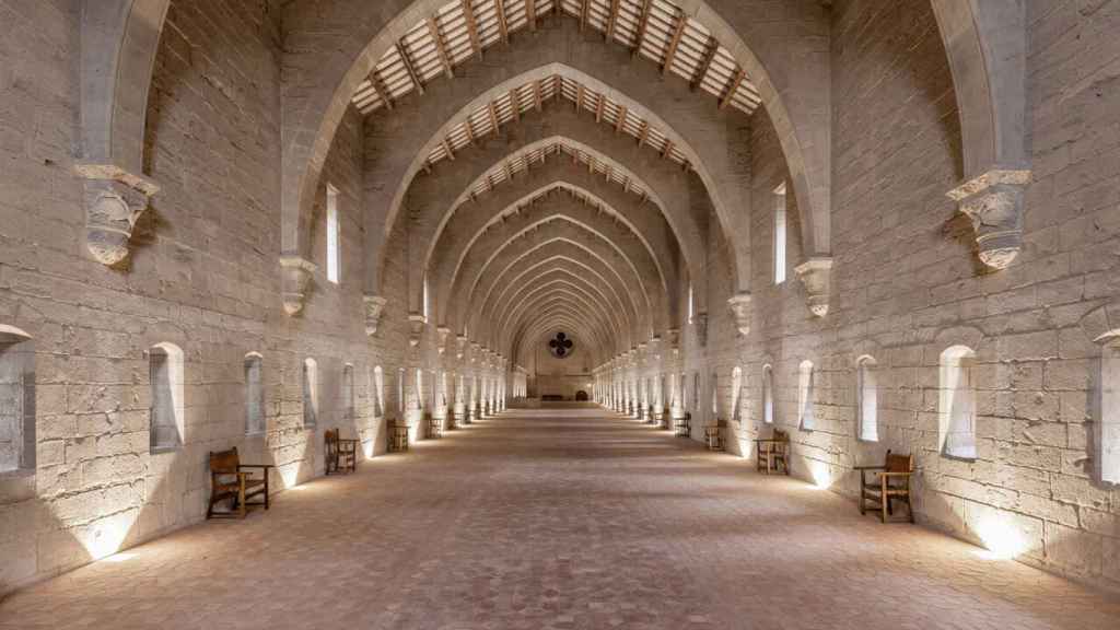 Interior del Monasterio de Poblet