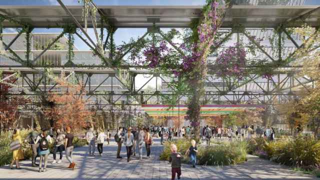 Recreación digital del futuro Ecodistrito de Barcelona