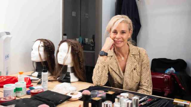 La actriz Belén Rueda en un camerino