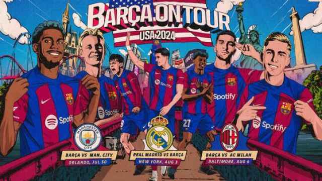 Imagen oficial de la pretemporada del Barça 2024-25