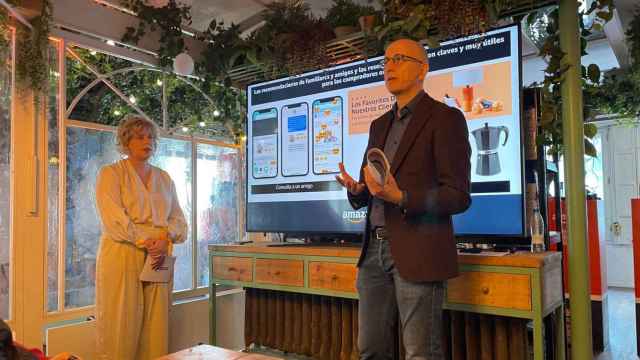 El director de consumo de Amazon, Alfonso Serrano, presentando los resultado del estudio