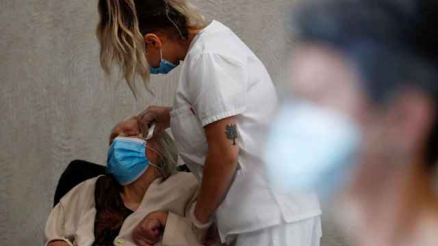 Imagen de archivo una residencia de mayores en Cataluña durante el coronavirus