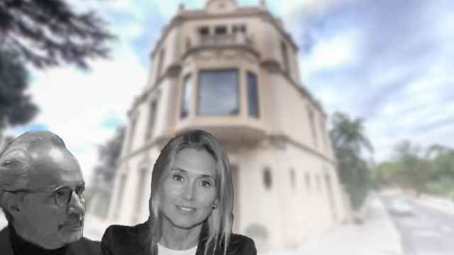 Fabio Beccaria, ex CEO de Litexco, su mujer Pia Gallostra, y la sede en Sarrià