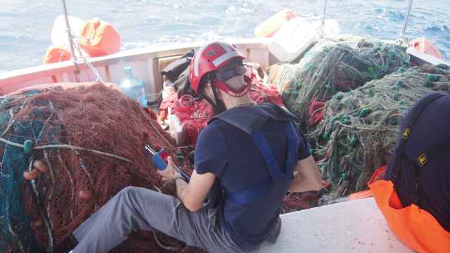 Un inspector de pesca marítima