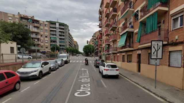 Carretera de Mata, donde se ha producido la okupación exprés