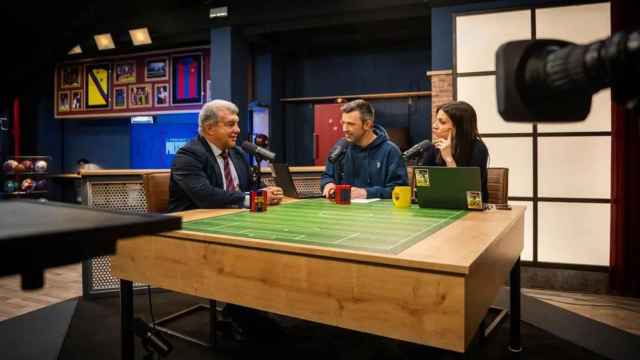 Joan Laporta participa en el primer videopodcast de Barça Studios