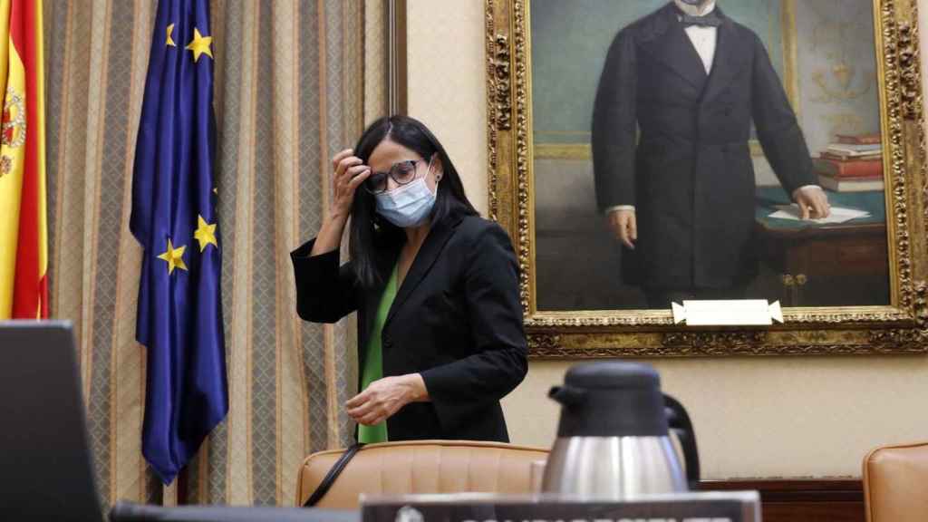 Cinta Pascual, presidenta de Acra, en una comparecencia en el Congreso de Diputados