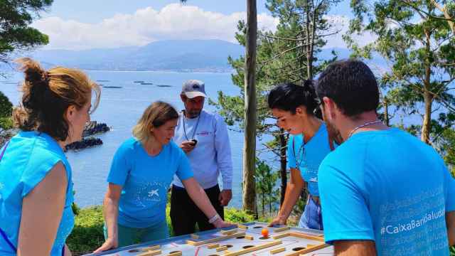 Imagen de una actividad del Plan de Acción de Organización Saludable de Caixabank