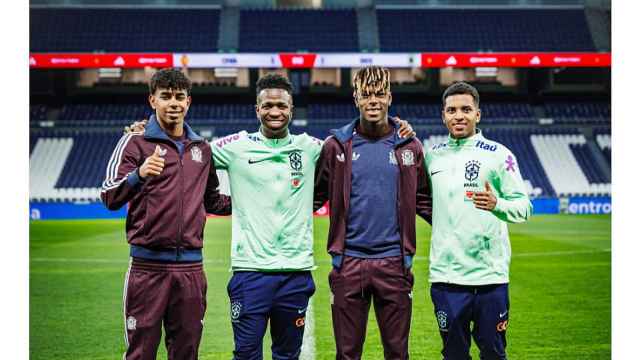 Lamine Yamal, Vinicius Jr, Nico Williams y Rodrygo Goes, protagonistas de la lucha contra el racismo antes del España-Brasil