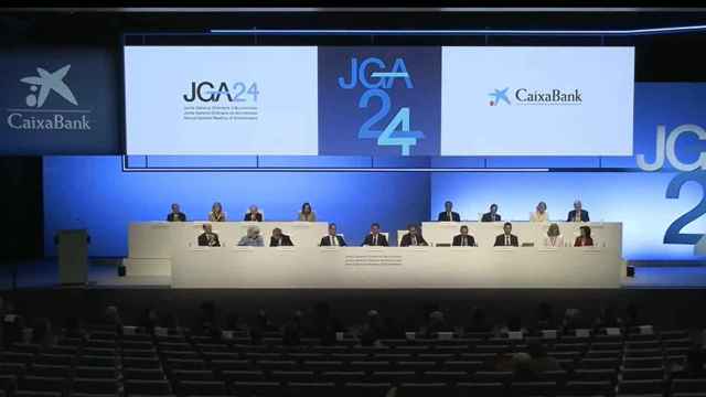 Imagen de la última junta de accionistas de Caixabank / EP