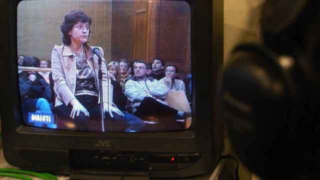 La farmaceutica de Olot, Maria Angels Feliu, durante su declaración en el juicio