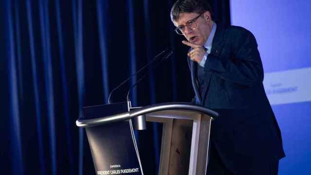 El expresidente de la Generalitat y candidato de Junts, Carles Puigdemont