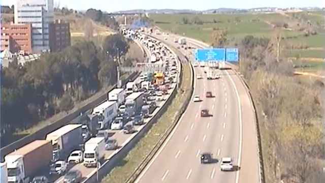 Operación salida de Semana Santa, con la AP-7 colapsada