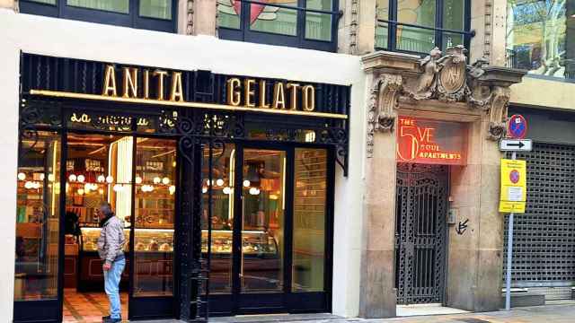 Imagen del nuevo local de Anita Gelato en el centro de Barcelona