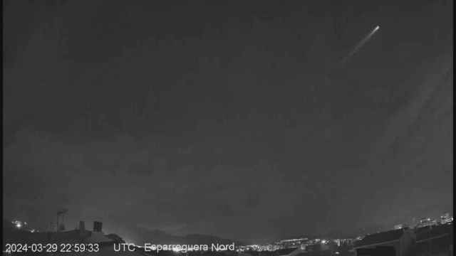 Imagen del objeto volante que sobrevoló la región el viernes