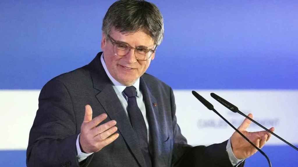 El 'expresident' huido, Carles Puigdemont, en Elne (Francia)