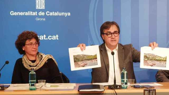 Agustí Serra, exdirector de Ordenación Territorial, y Maria Rosa Vilella, redactora del PDU