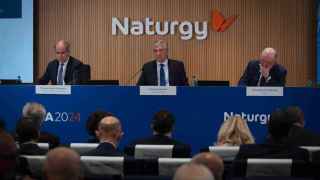 Junta General Accionistas de Naturgy, encabezada por Francisco Reynés (c), de 2024