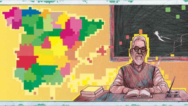 Imagen de Michael Reid con sus lecciones sobre España