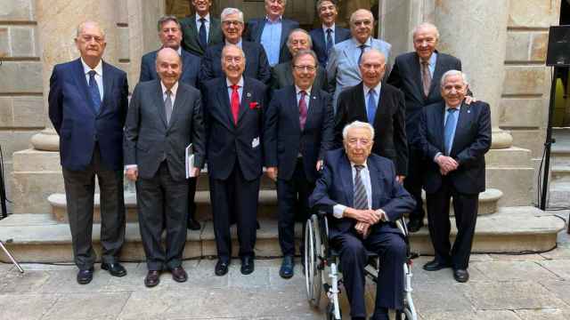 Reunión de empresarios en la Cámara de Comercio de Barcelona