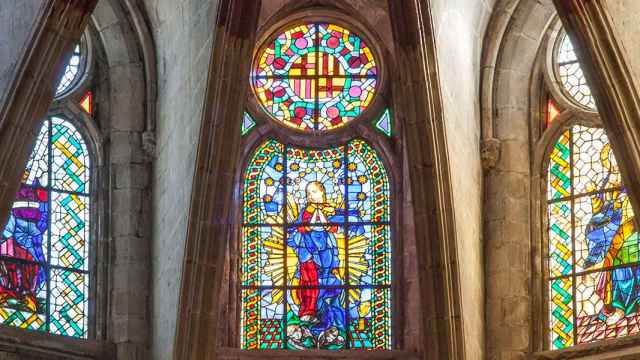 Representaciones religiosas de la iglesia de Santa Maria del Mar de Barcelona