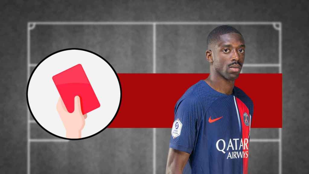Tarjeta roja: Ousmane Dembelé