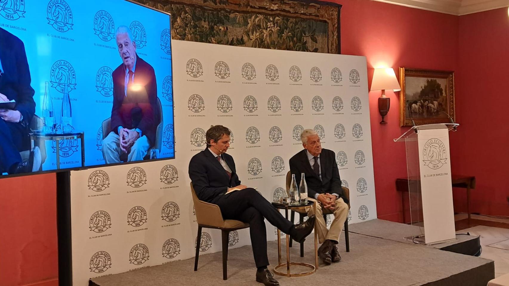 El presidente de Turisme de Barcelona, Jordi Clos, en el Círculo Ecuestre