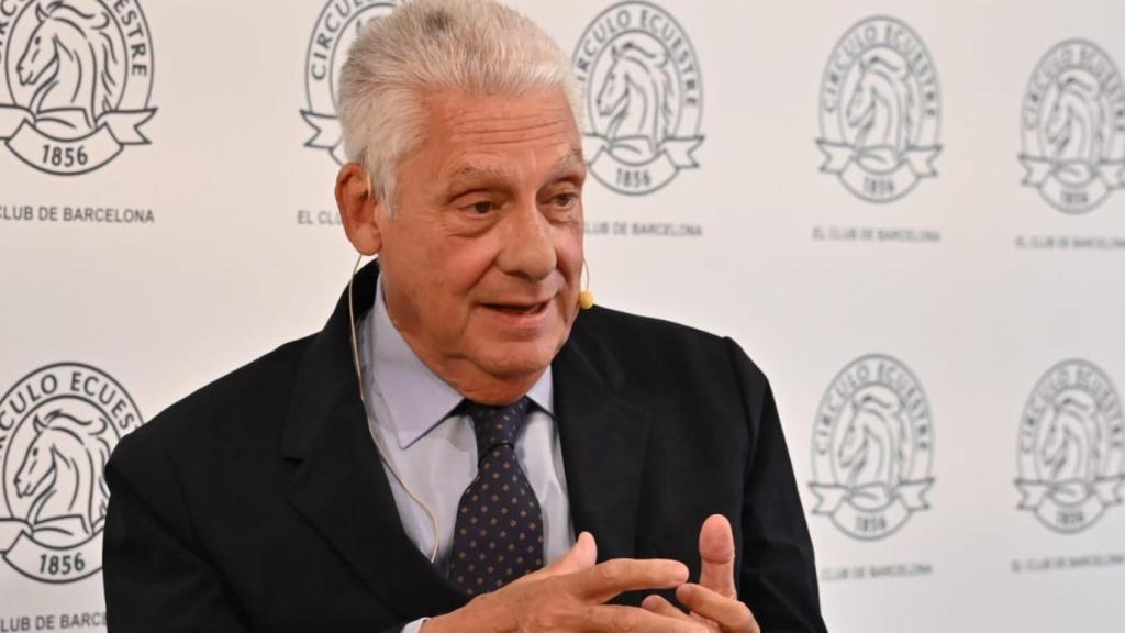 Jordi Clos, en una intervención en el Círculo Ecuestre