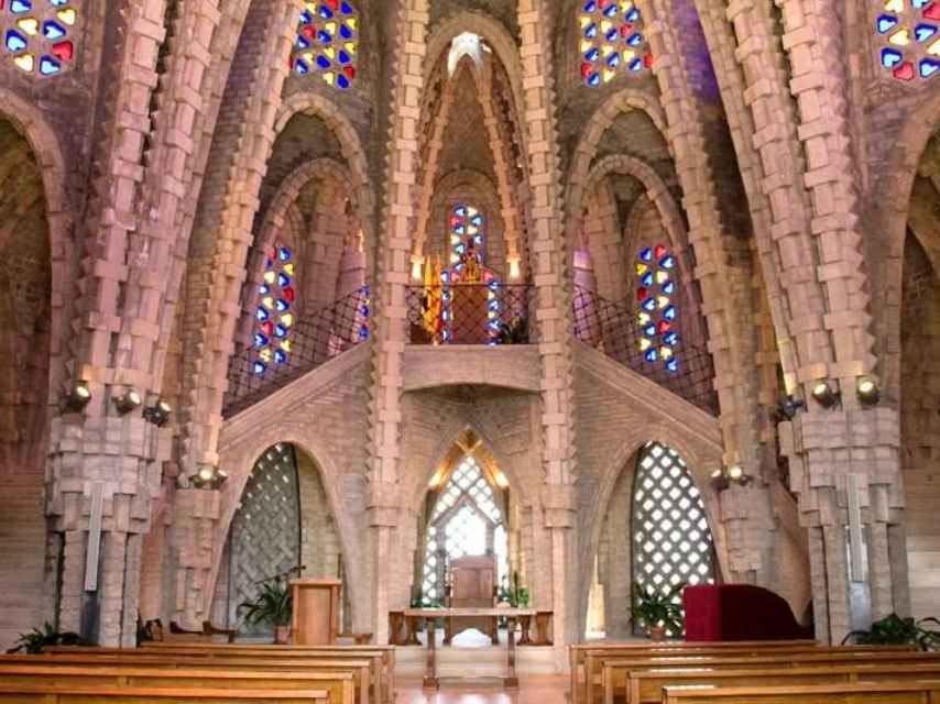 Imagen del interior del Santuario de Montferri, en el pueblo homónimo