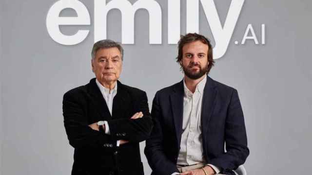 El CEO de Emily.AI, Daniel Oliva, con su socio, Ramon Belenes