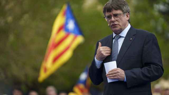 El candidato de JxCat y expresidente de la Generalitat, Carles Puigdemont